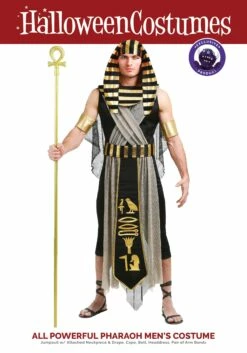 All Powerful Pharaoh Men's Costume -Fun World Shop adult all powerful pharaoh alt 8