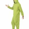 Smiffys Green Alien Jumpsuit Costume For Adults