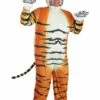Plus Size Realistic Tiger Costume For Adults