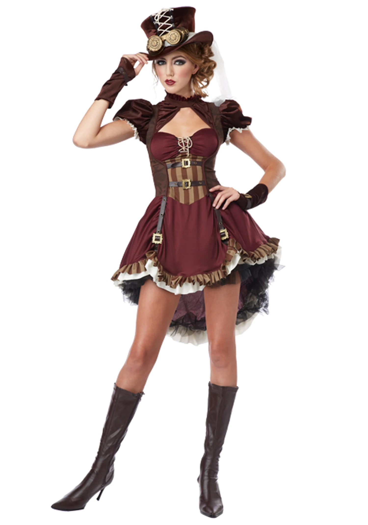 Adult Steampunk Lady Costume 1 Adult Steampunk Lady Costume