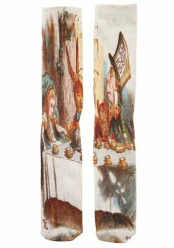 Alice In Wonderland 3-Pack Crew Sock -Fun World Shop alice in wonderland crew sock 3 pack alt 1