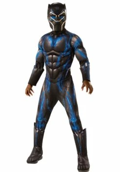 Black Panther Deluxe Battle Suit Costume For Kids