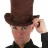 Adult Brown Top Hat