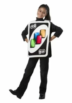 Uno Plus Draw Card Costume For Children