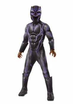 Childs Light Up Black Panther Costume