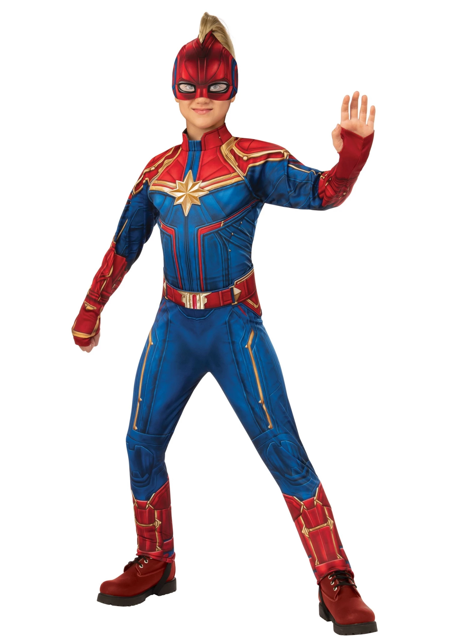 Deluxe Captain Marvel Child Costume 2 Deluxe Captain Marvel Child Costume - Image 2