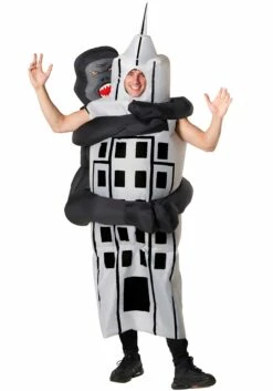 Adult Gorilla Climbing Skyscraper Inflatable Costume
