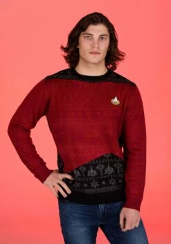 Adult Star Trek "Trek The Halls" Christmas Sweater