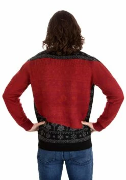 Adult Star Trek "Trek The Halls" Christmas Sweater -Fun World Shop official star trek trek the halls christmas jump alt 4