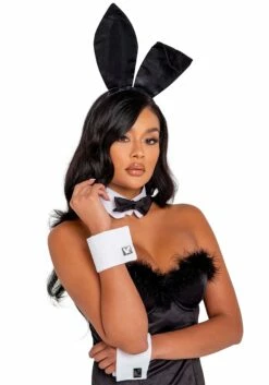Front Page -Fun World Shop playboy womens black boudoir bunny costume alt 1