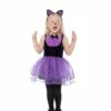 Smiffys Toddlers Purple Cat Costume