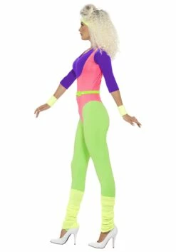 Smiffys Women's 80s Workout Costume -Fun World Shop womens 80s workout costume alt 2