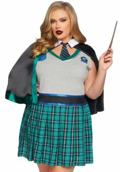 LEG AVENUE Women's Plus Size Sinister Spellcaster Costume