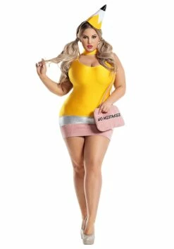 Sexy Plus Size Pretty Pencil Costume For Women