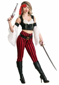 Women's Salty Sea's Deckhand Pirate Costume