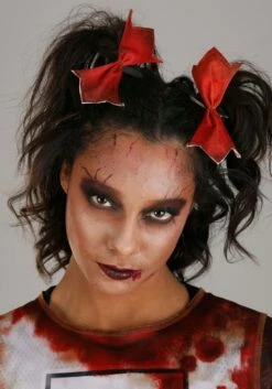 Zombie Cheerleader Costume For Women -Fun World Shop womens zombie cheerleader costume alt 2